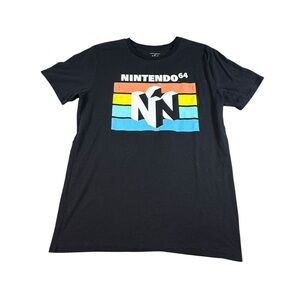 Nintendo 64 Graphic Tee Thrifted Vintage Style Size Large